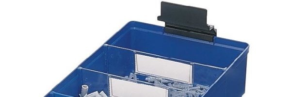 Auszugsperre für Kleinteilebox