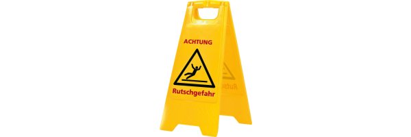 Warnschild Rutschgefahr