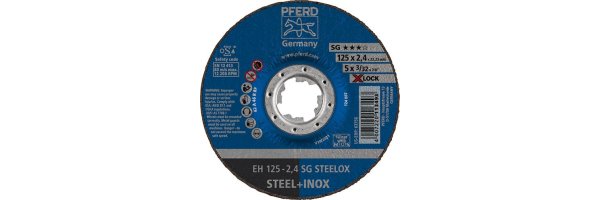 X-LOCK-Trennscheibe SG STEELOX für Stahl und Edelstahl