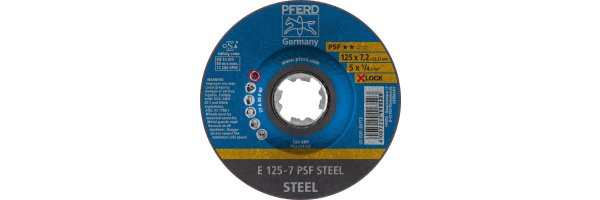 X-LOCK-Schruppscheibe PSF STEEL für Stahl