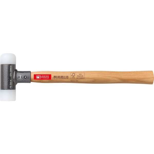 Schonhammer mit Holzstiel rückschlagfrei 32mm PB Swiss Tools