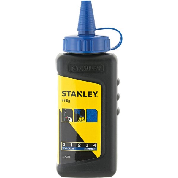 Kreide f.Schlagschnur 115g blau Stanley