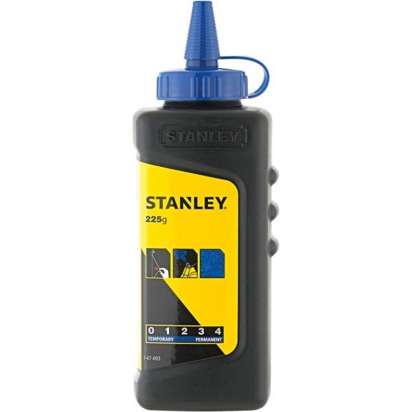 Schlagschnur-Kreide 225g blau Stanley