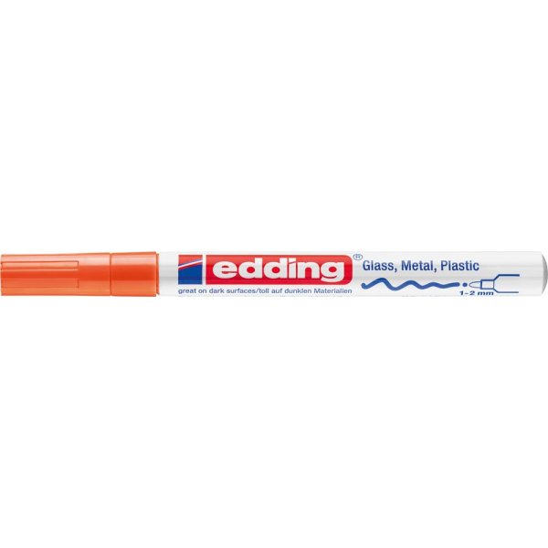 Lackmarker Nr. 751 orange Edding