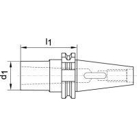 Einsatzhülse DIN69871AD Form B SK40/MK1 FORTIS