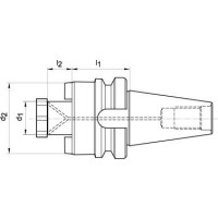 Aufsteckfräserdorn JISB6339AD A100 BT40- 32mm FORTIS