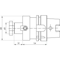 Aufsteckfräserdorn DIN69893A HSK-A63 16x50mm FORTIS