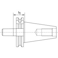 Bohrfutteraufnahme DIN69871A SK40-B16 FORTIS