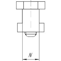 Spannklemme Exzenter Maschinentisch T-Nut 22 MITEE-BITE MITEE BITE