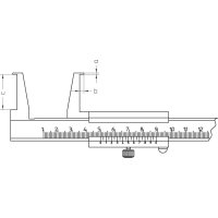 Nutenmessschieber 10-160mm HP PREISSER