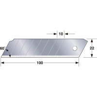 Cutterklinge CB62H 22mm 10 St. TAJIMA für LC620,...