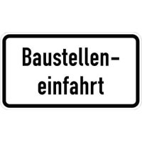 WH.28, 600x330mm Baustelleneinfahrt RAL-Gütezeichen...