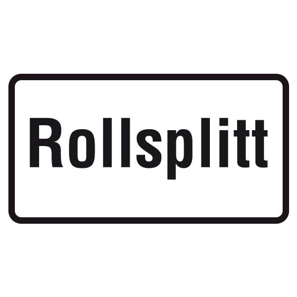 ZZ.1007-32, 330x600mm Rollsplitt RAL-Gütezeichen Folie RA2