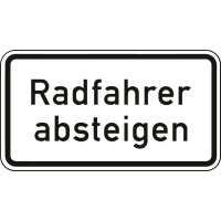 ZZ.1012-32, 330x600mm Radfahrer absteigen...