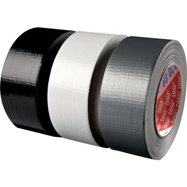 tesa duct tape 74613 mattsilber 50m x 50mm mit PET-Gewebeträger