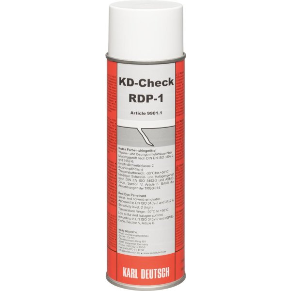 Farbeindringmittel-Spray 500ml rot KD-Check RDP-1