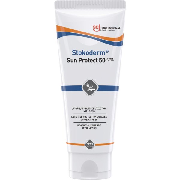 Stokoderm Sun Protect 50 PURE UV-Hautschutz 100 ml Tube