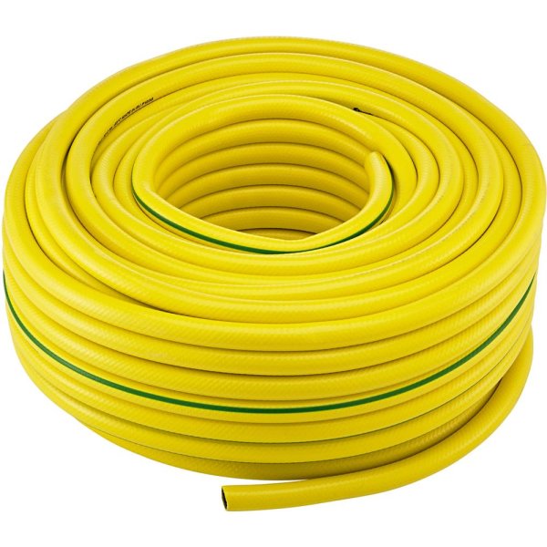 Wasserschlauch PVC, gelb/grün, 12,5x2,3mm, 25m FORTIS