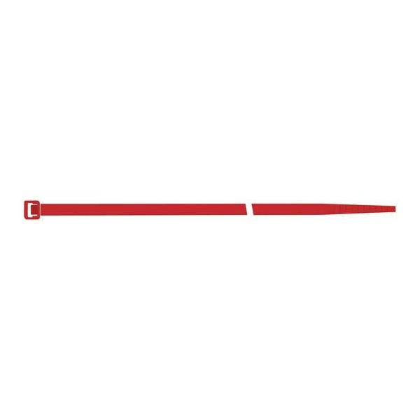 Kabelbinder Nylon rot 100x2,5mm a100Stück SapiSelco