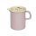 Messbecher emailliert 0,5 l rosa/bunt