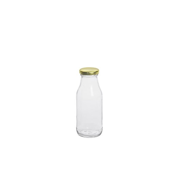 Saftflasche 250ml mit 43mm TO-Deckel gold