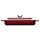 Grillpfanne Iron 28x28cm mit Steakpresse Chili Red