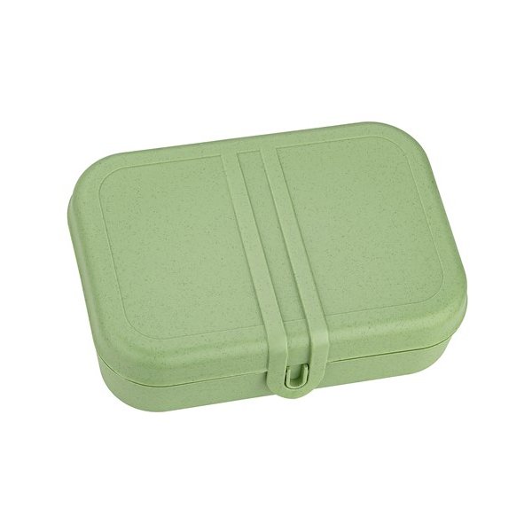 Lunchbox mit Trennsteg PASCAL L nature leaf green