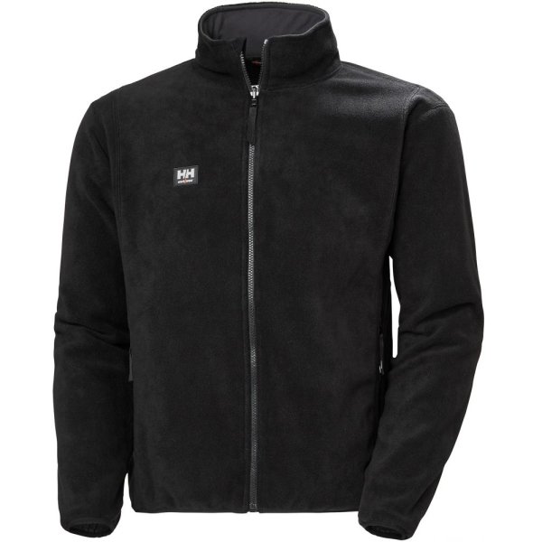 Fleecejacke Manchester, Zip-in, schwarz, Gr.S