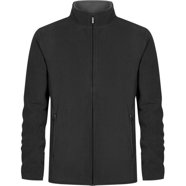 Fleecejacke, charcoal-grey, Gr.S