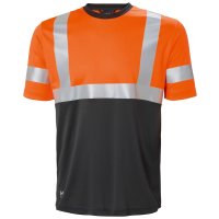 Warn-T-Shirt ADDVIS, orange, Gr.S