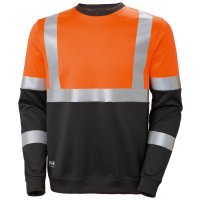 Warn-Sweatshirt, orange, Gr.S