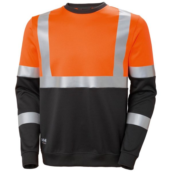 Warn-Sweatshirt, orange, Gr.L