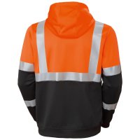 Warn-Hoodie, orange, Gr.S