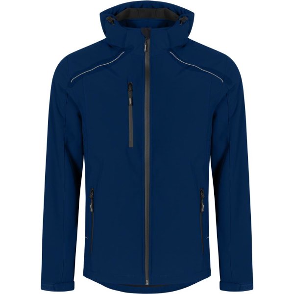 Men`s Softshell Jacket warm, navy, Gr.S