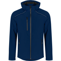 Men`s Softshell Jacket warm, navy, Gr.S