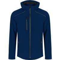 Men`s Softshell Jacket warm, navy, Gr.M