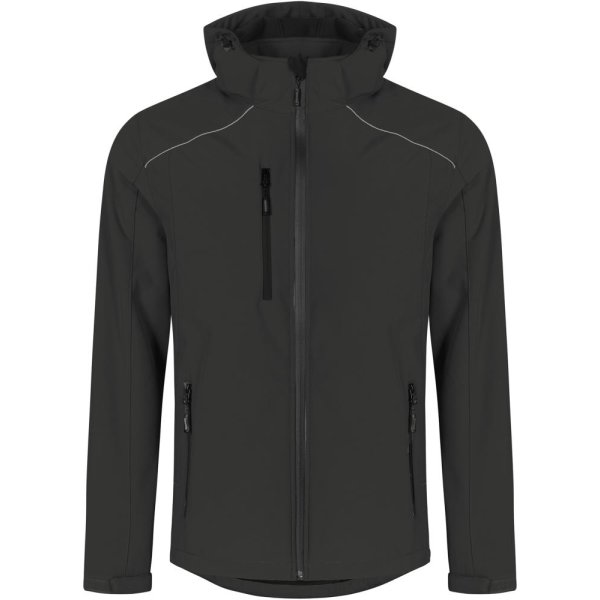 Men`s Softshell Jacket warm, charcoal, Gr.S