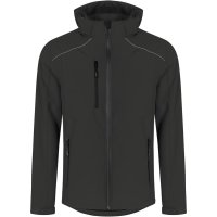 Men`s Softshell Jacket warm, charcoal, Gr.L