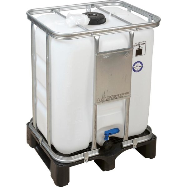 Wassertank IBC Tank COMPACTLine 300 l UN auf Kunststoff-Palette Beschaffungsartikel