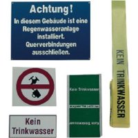 Kennzeichnungs-Set Regenwassernutzungs anlage...