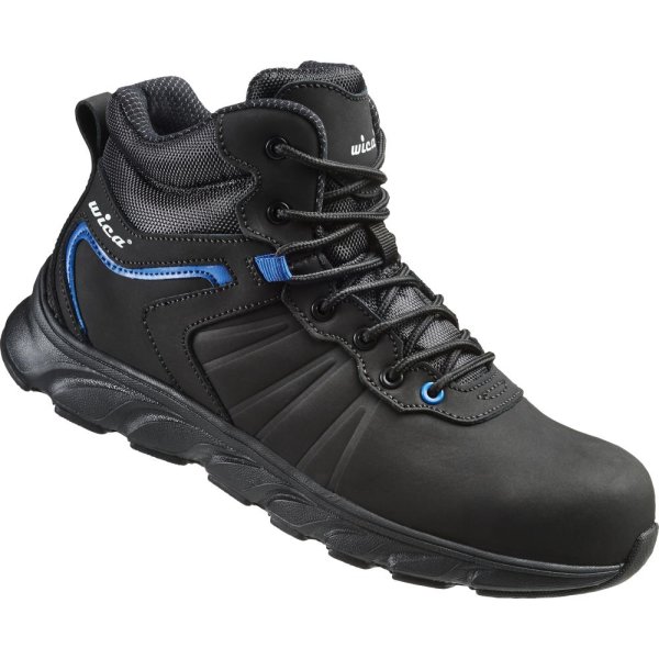 Schnürstiefel MATHI Schwarz, Blau, S3 SRC Gr. 37 WICA