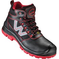 Schnüstiefel CANELLI Schwarz/rot, S3 SR ESD Gr. 36 Wica