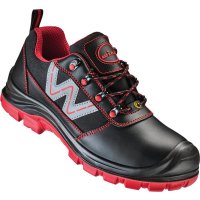 Halbschuh BELLUNO Schwarz/rot, S3 SR ESD Gr. 36 Wica