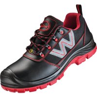 Halbschuh BELLUNO Schwarz/rot, S3 SR ESD Gr. 36 Wica