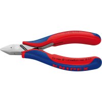 Seitenschneider Elektronik Spitzkopf ohneFase 115mm KNIPEX