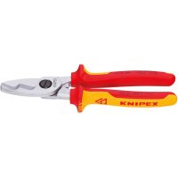 Kabelschere VDE mit Mehrkomponenten-Griffen 200mm KNIPEX