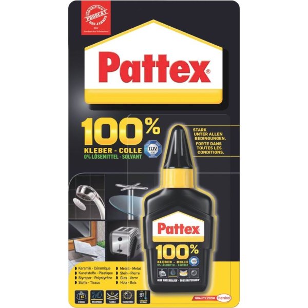 Pattex 100% Kleber Flasche, 50g Henkel
