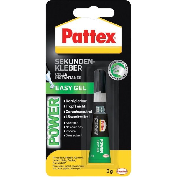 Pattex Sekundenkleber Power Easy Gel 3g