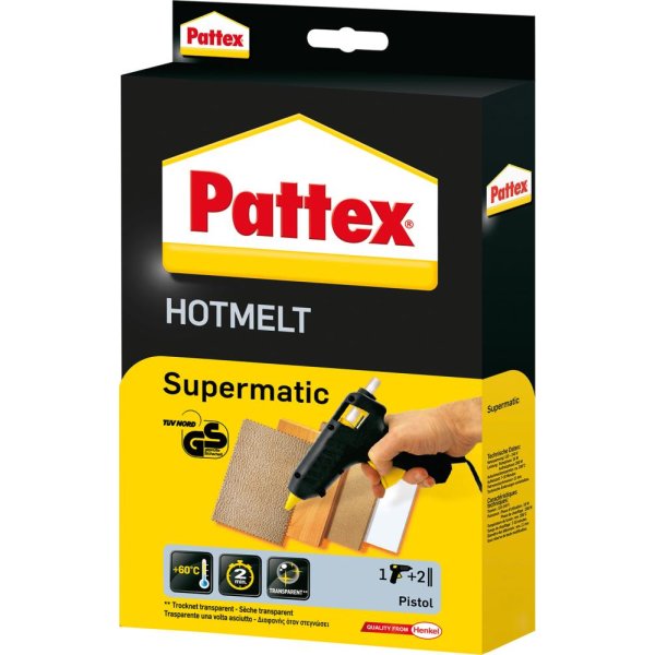 Heißklebepistole Pattex Supermatic für Klebestick-Ø 11mm Henkel