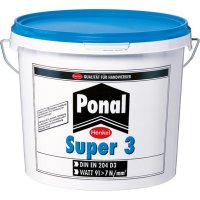 Ponal Wasserfest Super 3 Holzleim 5kg Eimer (F)...